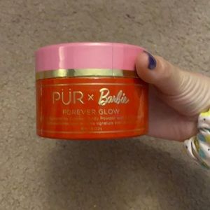 Barbie pur forever glow scented body powder new